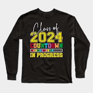 Retirement Class Of 2024 Countdown In Progress Long Sleeve T-Shirt